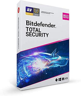 Bitdefender Total Security 2020 (5 Devices, 1 Year) - PC, Android, Mac, iOS - [DELETE]