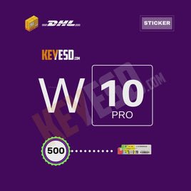 Microsoft Windows 10 Professional OEM [500 Sticker Label Pack]