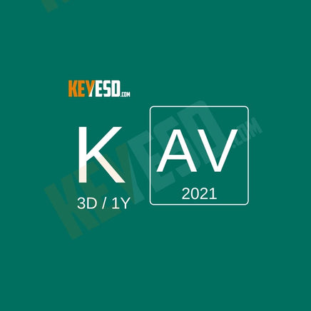 Kaspersky Antivirus 2021 - 3 Devices - 1 Year EU - keyesd