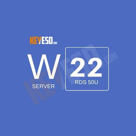 Microsoft Windows Server 2022 RDS CALs 50 Benutzer Connections Key Esd [Global]